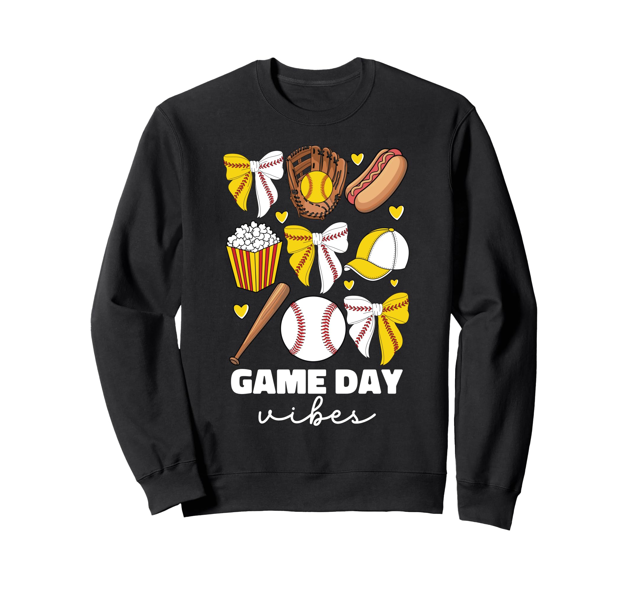 Baseball And Softball Mom Game Day Sweatshirt - Minimalist Print Men Women