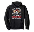 Dance And Soccer Mom Soccer Player And Hoodie - Custom Art Print Unisex