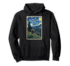 Soccer Player Starry Night Sports Hoodie - Aesthetic Graphic Unisex