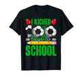 I Kicked 100 Days School Soccer Ball T-Shirt - Custom Art Print Men Women