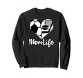Mom Life Funny Soccer Hockey Mom Sweatshirt - Unique Graphic for Adults