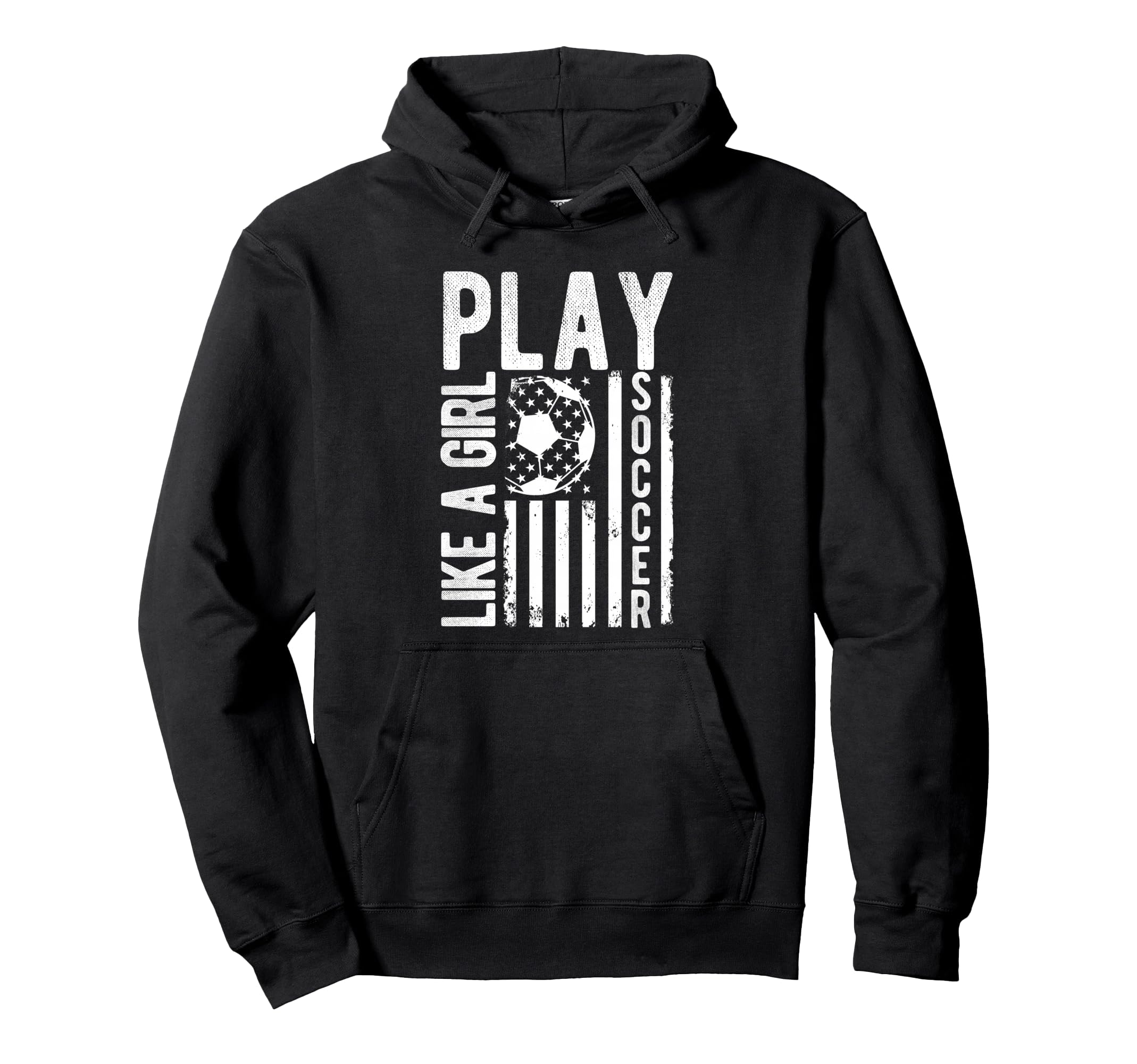 Play Like Soccer Soccer Motivation Hoodie - Trendy Graphic Unisex