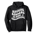 Raising Ballers And Ballerinas Soccer Hoodie - Minimalist Print Men Women