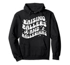 Raising Ballers And Ballerinas Soccer Hoodie - Minimalist Print Men Women