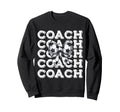 Coquette Soccer Coach Matching Family Sweatshirt - Minimalist Print Unisex
