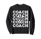 Coquette Soccer Coach Matching Family Sweatshirt - Minimalist Print Unisex