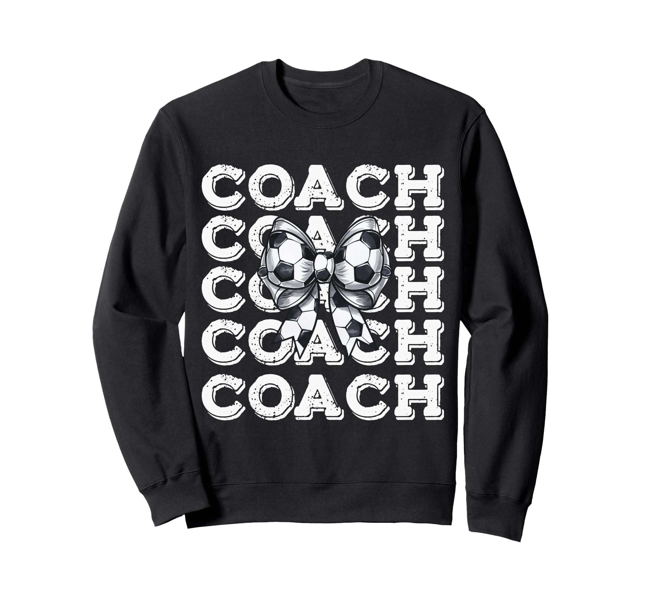 Coquette Soccer Coach Matching Family Sweatshirt - Minimalist Print Unisex