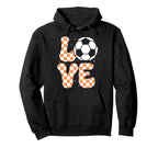 Love Soccer Teenage Soccer Players Hoodie - Aesthetic Graphic Unisex