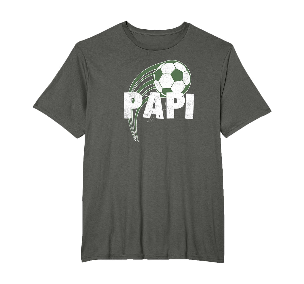 Papi Soccer Shirts Dads Who Love To T-Shirt - Fun Novelty Design Unisex