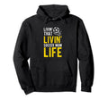 Livin That Soccer Mom Life Soccer Hoodie - Streetwear Style Unisex