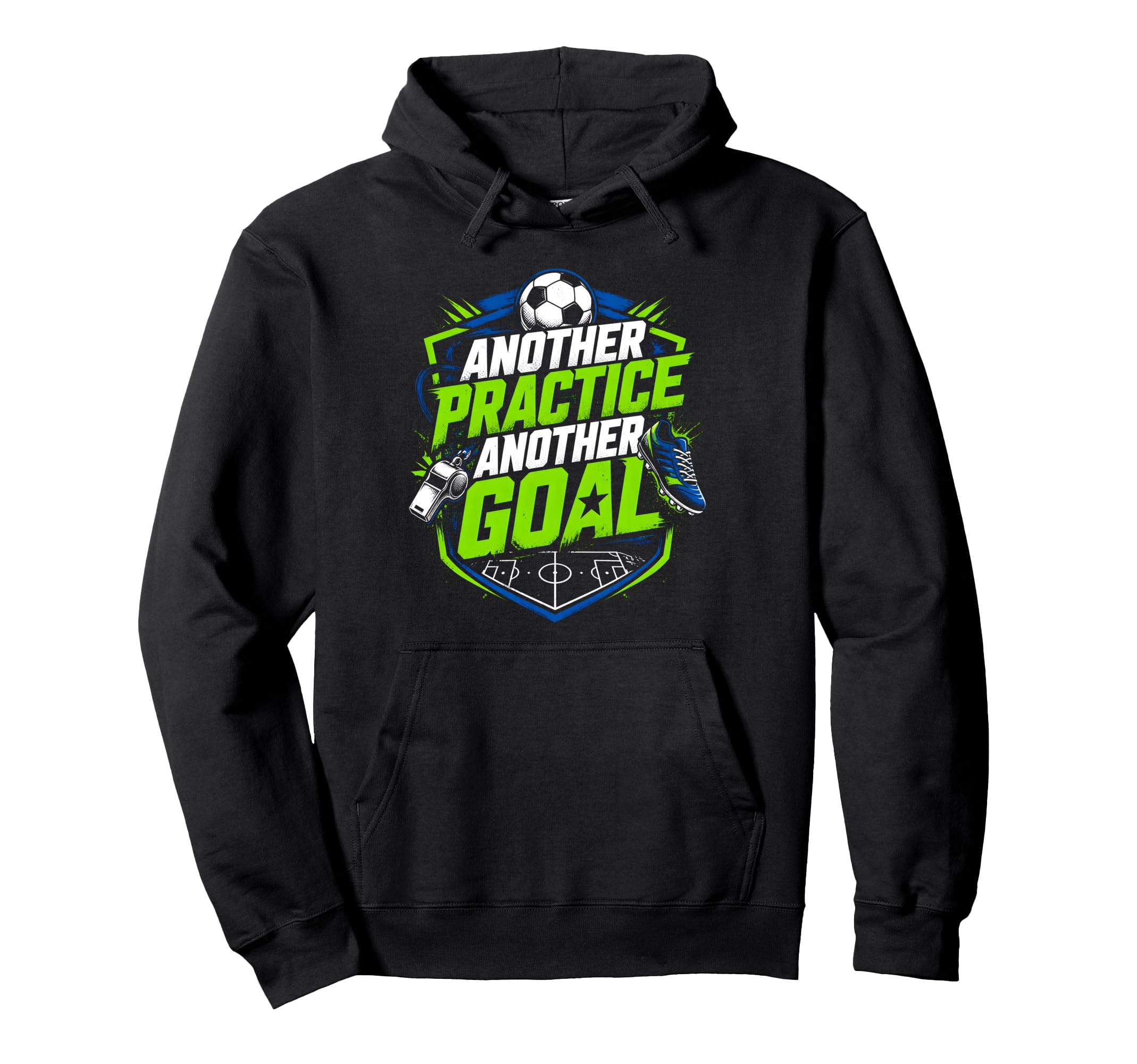 Another Practice Another Goal Soccer Hoodie - Streetwear Style for Adults