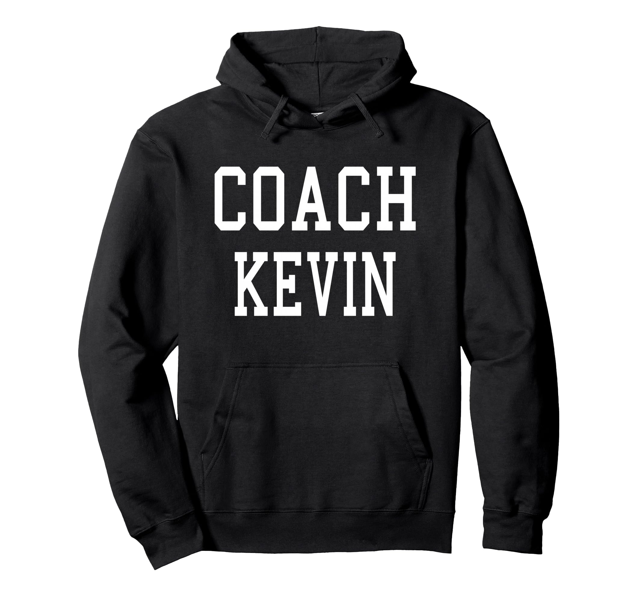 Coach Kevin Custom Football Soccer Baseball Hoodie - Trendy Graphic Unisex