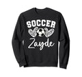 Soccer Zayde Matching Family Soccer Sweatshirt - Graphic Print Unisex