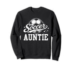 Soccer Auntie Family Matching Sweatshirt - Aesthetic Graphic for Adults