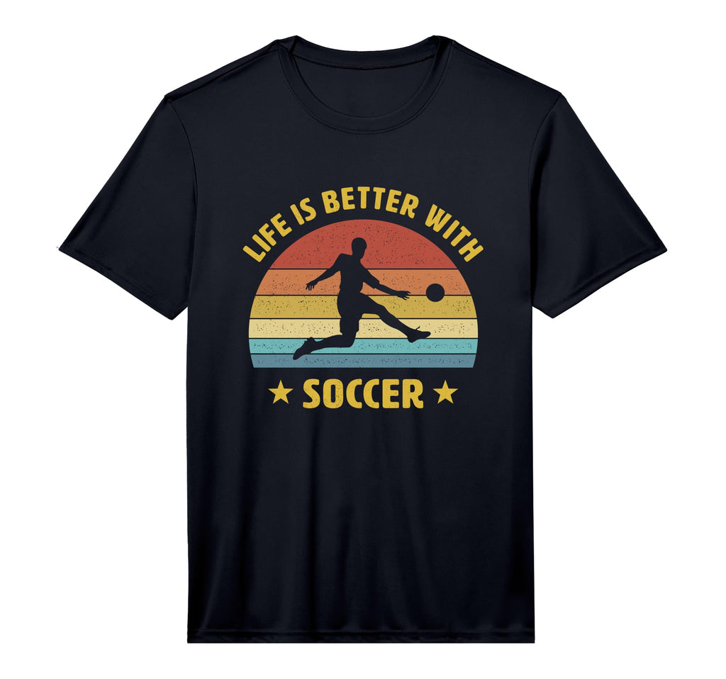 Life Is Better Soccer Next Game Day T-Shirt - Streetwear Style for Adults