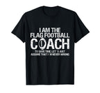 Flag Football Outfits Flag T-Shirt - Casual Everyday Wear Men Women