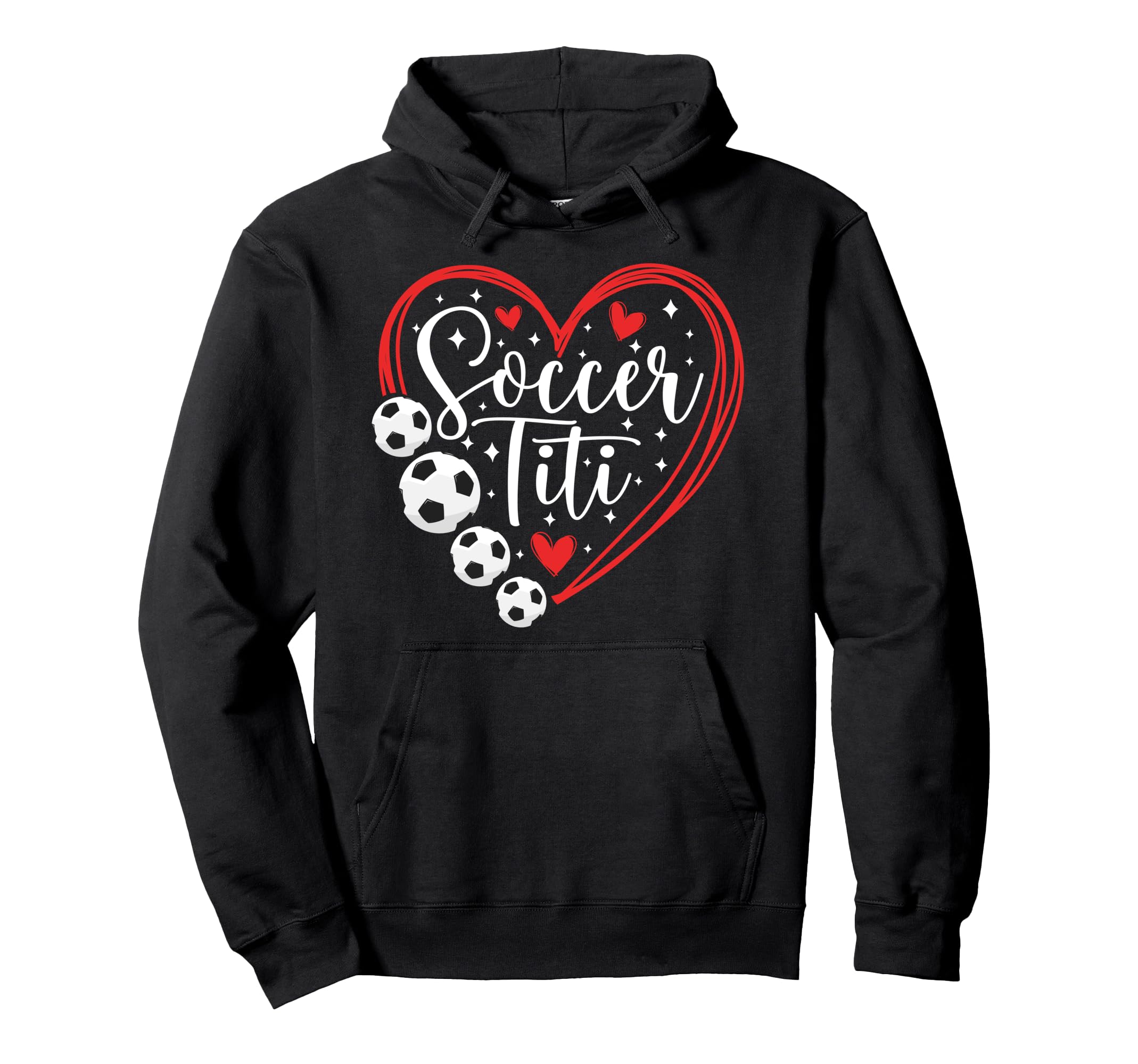 Soccer Titi Heart Titi Soccer Hoodie - Fun Novelty Design for Adults