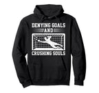 Soccer Goalie Goalkeeper Hoodie - Graphic Print for Adults