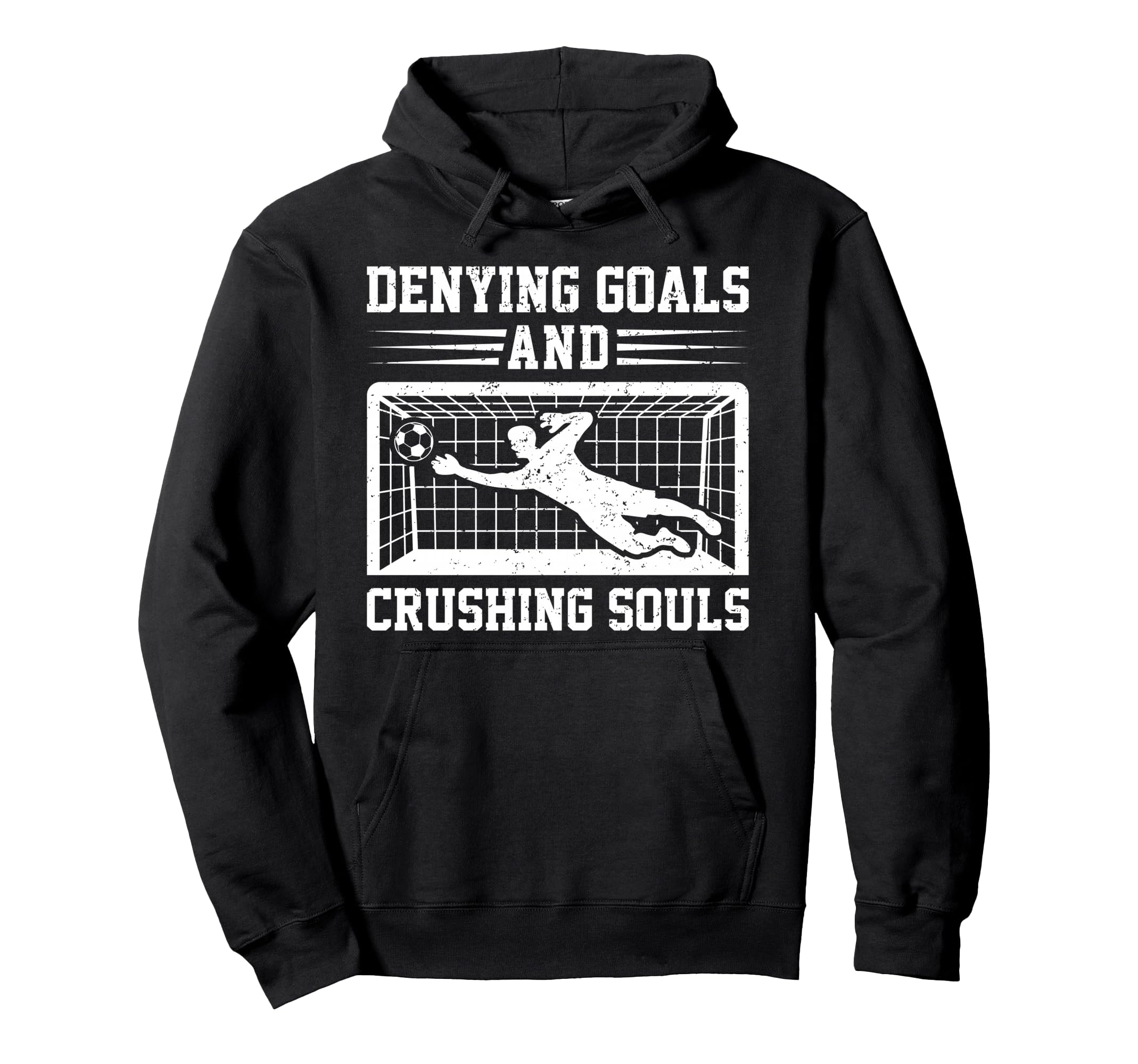 Soccer Goalie Goalkeeper Hoodie - Graphic Print for Adults