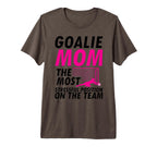 Mom Soccer Goalie Keeper Soccer Mom T-Shirt - Casual Everyday Wear Unisex