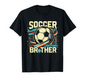 Soccer Brother Family Matching Team T-Shirt - Casual Everyday Wear Unisex