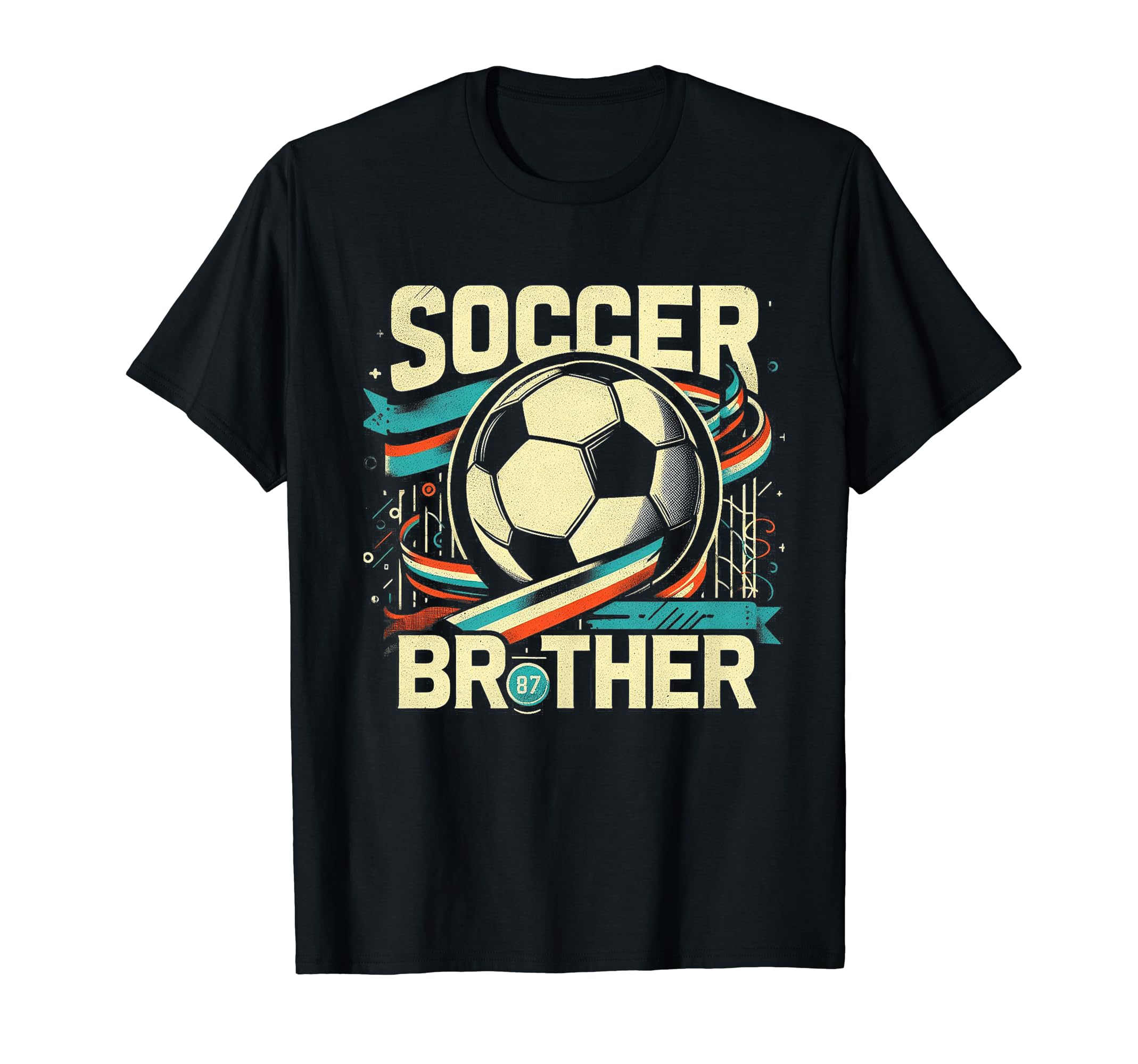 Soccer Brother Family Matching Team T-Shirt - Casual Everyday Wear Unisex