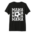 Soccer Mama Cracked Wall Family T-Shirt - Minimalist Print for Adults