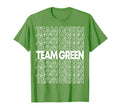 Team Green School Spirit T-Shirt - Custom Art Print for Adults