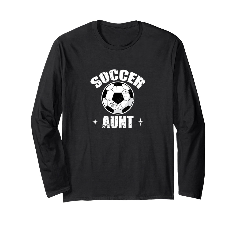 Soccer Auntfootballgoal Cheer Sweatshirt - Fun Novelty Design Men Women