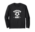 Soccer Auntfootballgoal Cheer Sweatshirt - Fun Novelty Design Men Women