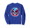 American Flag Soccer Womens Sweatshirt - Streetwear Style for Adults