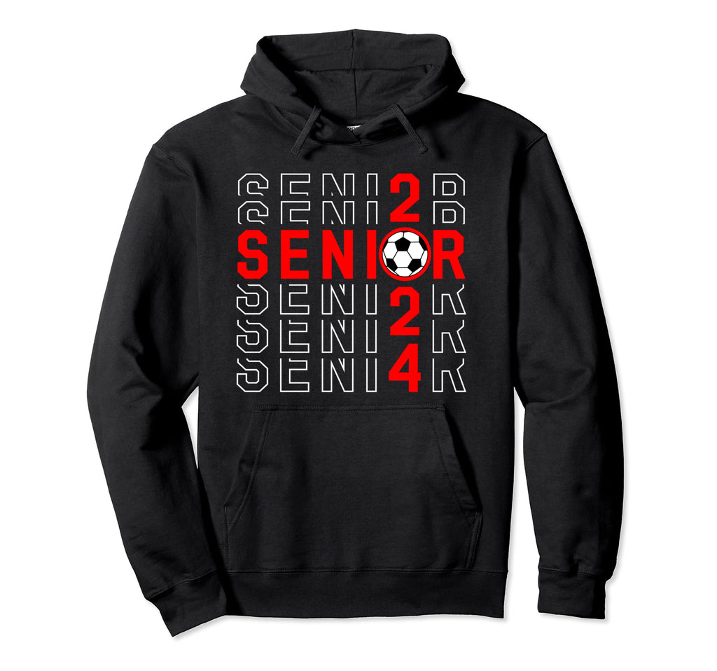 Senior Class 2024 Graduation 2024 Red Hoodie - Graphic Print for Adults
