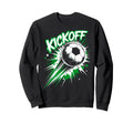 Splash Soccer Football Ball Soccer Sweatshirt - Graphic Print for Adults
