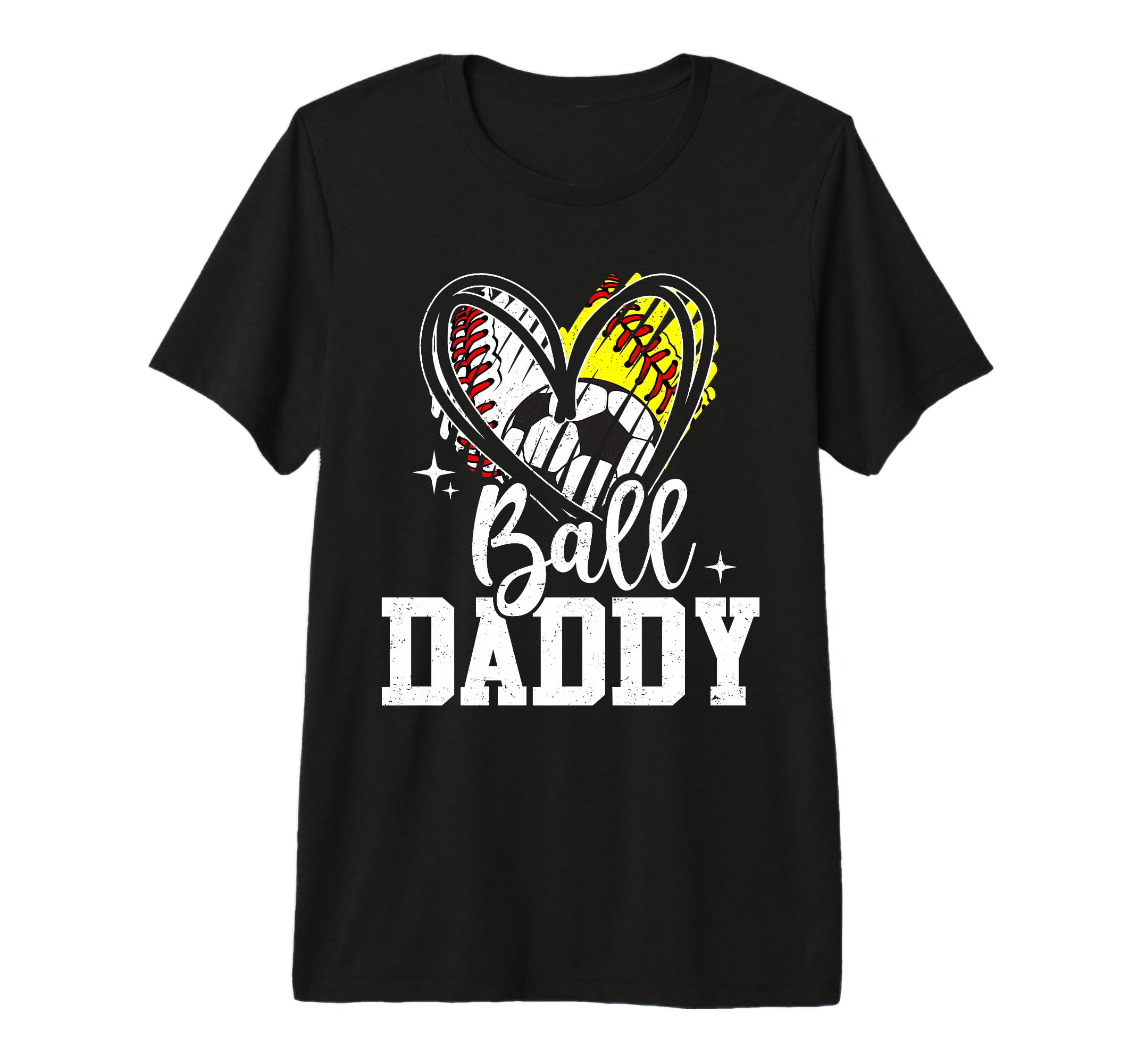 Ball Daddy Baseball Softball Soccer T-Shirt - Aesthetic Graphic Men Women