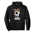 Ball Mom Funny Soccer Leopard Mom Hoodie - Casual Everyday Wear Unisex