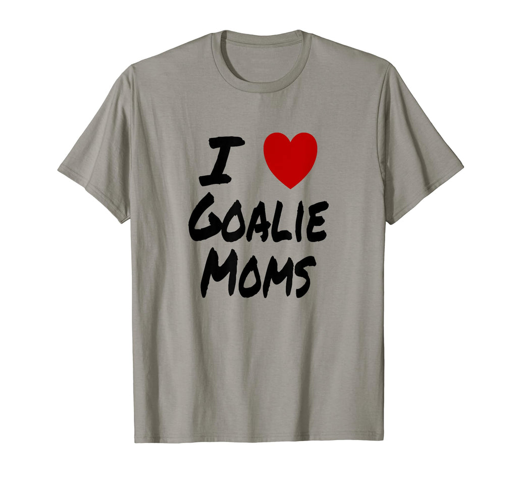 I Heart Love Goalie Moms Hockey T-Shirt - Streetwear Style Men Women