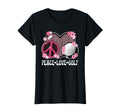 Peace Love Golf Lover Leopard Golf T-Shirt - Novelty Apparel Men Women