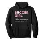 Soccer Definition Soccer Hoodie - Unique Graphic for Adults