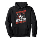 Proud Mom Soccer Senior 2025 Hoodie - Custom Art Print Unisex