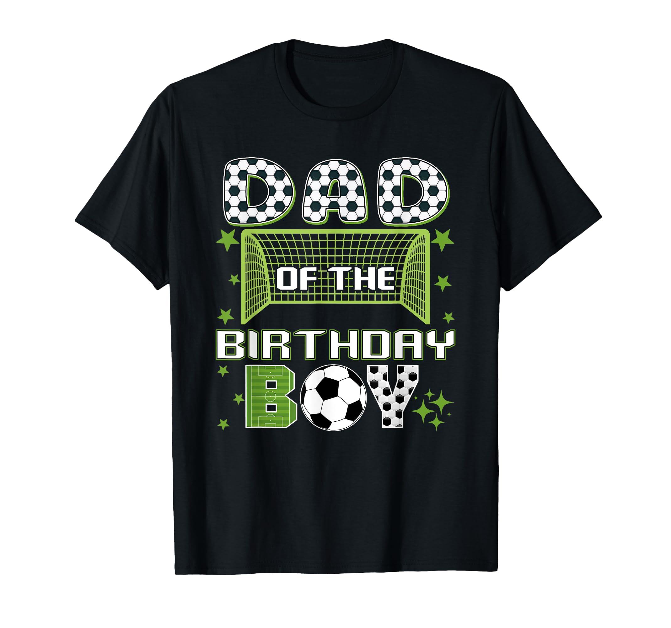 Dad Birthday Soccer Group Family T-Shirt - Unique Graphic for Adults