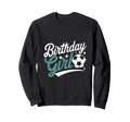 Birthday Soccer Hearts Fun Celebration Sweatshirt - Graphic Print Men Women