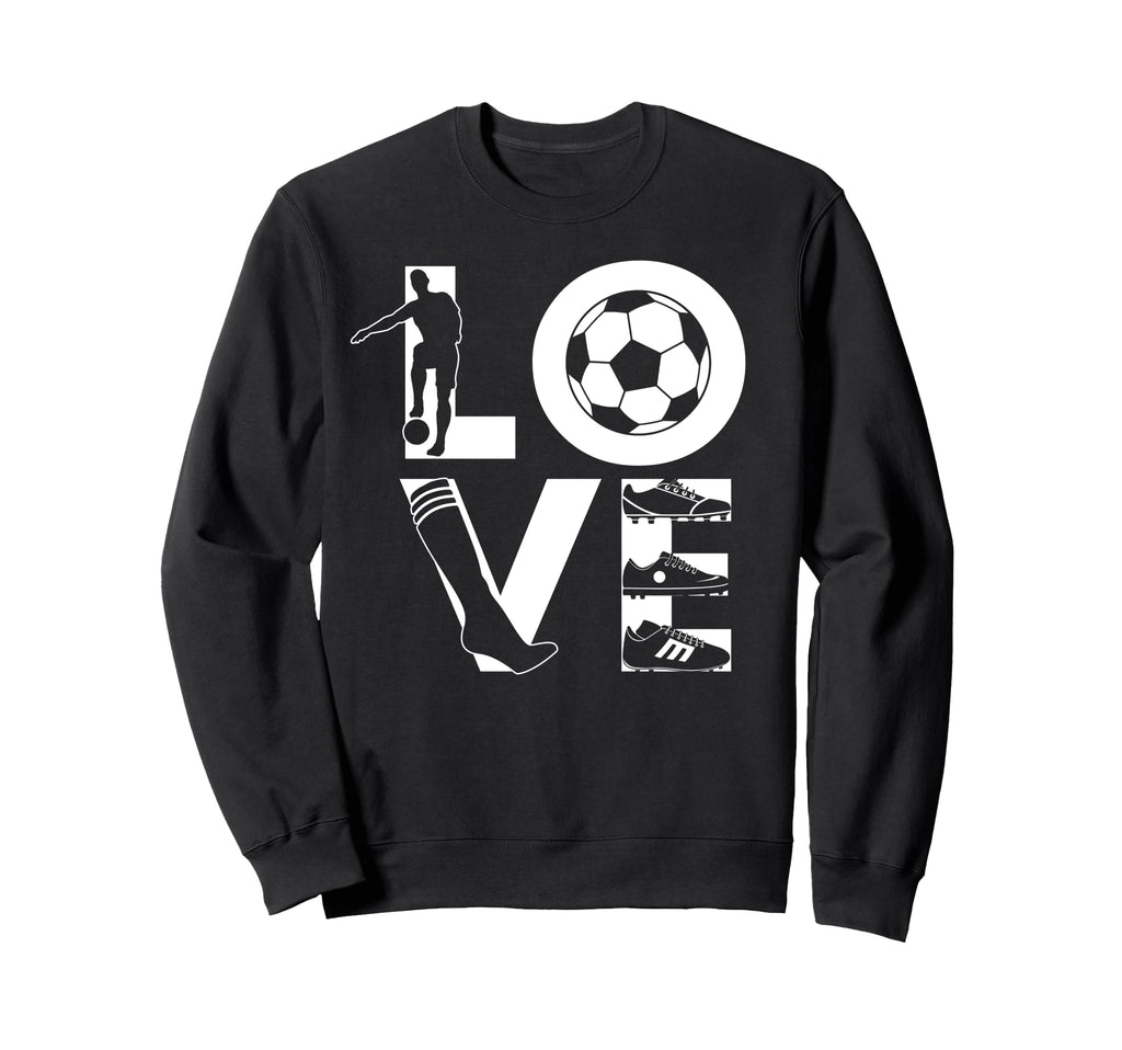 Soccer Love Gift Football Player Sweatshirt - Streetwear Style for Adults