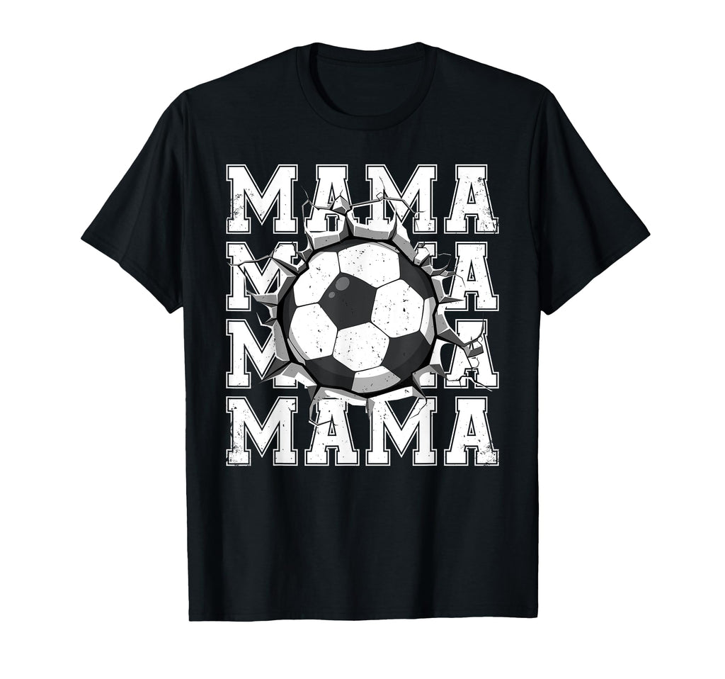 Soccer Mama Cracked Wall Family T-Shirt - Trendy Graphic for Adults