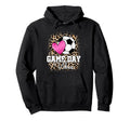 Game Day Soccer Leopard Soccer Hoodie - Aesthetic Graphic Unisex