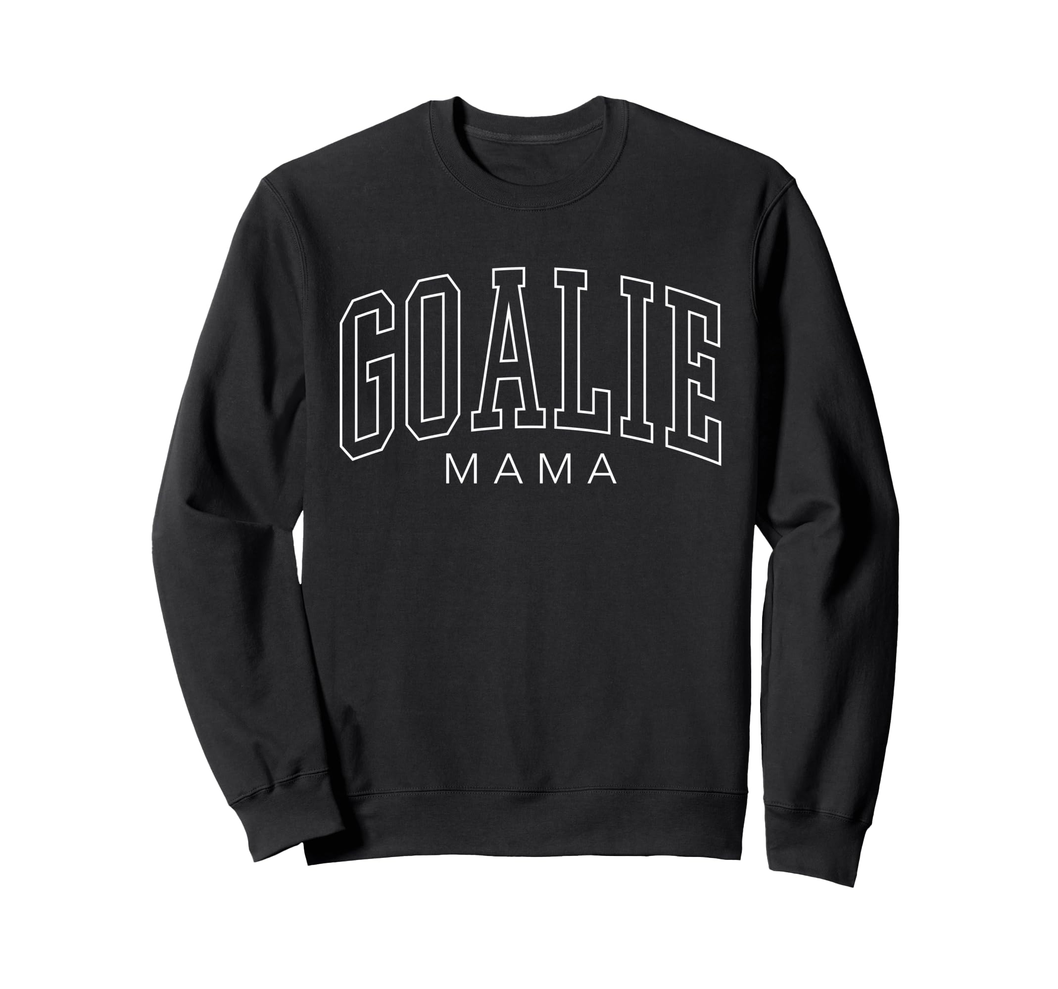 Goalie Mama Soccer Goalie Family Mom Sweatshirt - Minimalist Print Unisex