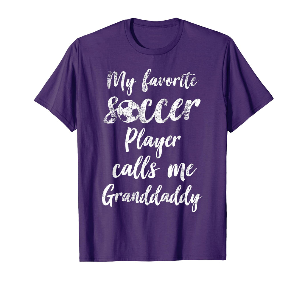 My Favorite Soccer Player Calls Me T-Shirt - Novelty Apparel for Adults