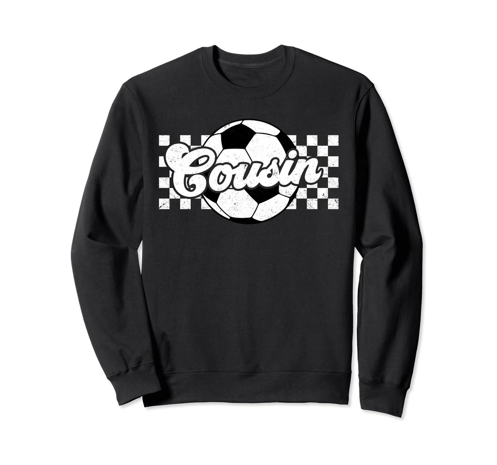 Soccer Cousin Sport Lover Family Sweatshirt - Unique Graphic for Adults
