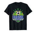 Brasil Brazilian Flag Soccer Football T-Shirt - Graphic Print Unisex