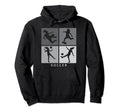Soccer Silhouette Soccer Soccer Mom Hoodie - Custom Art Print for Adults