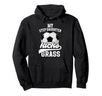 Proud Soccer Step Mom Soccer Hoodie - Casual Everyday Wear for Adults